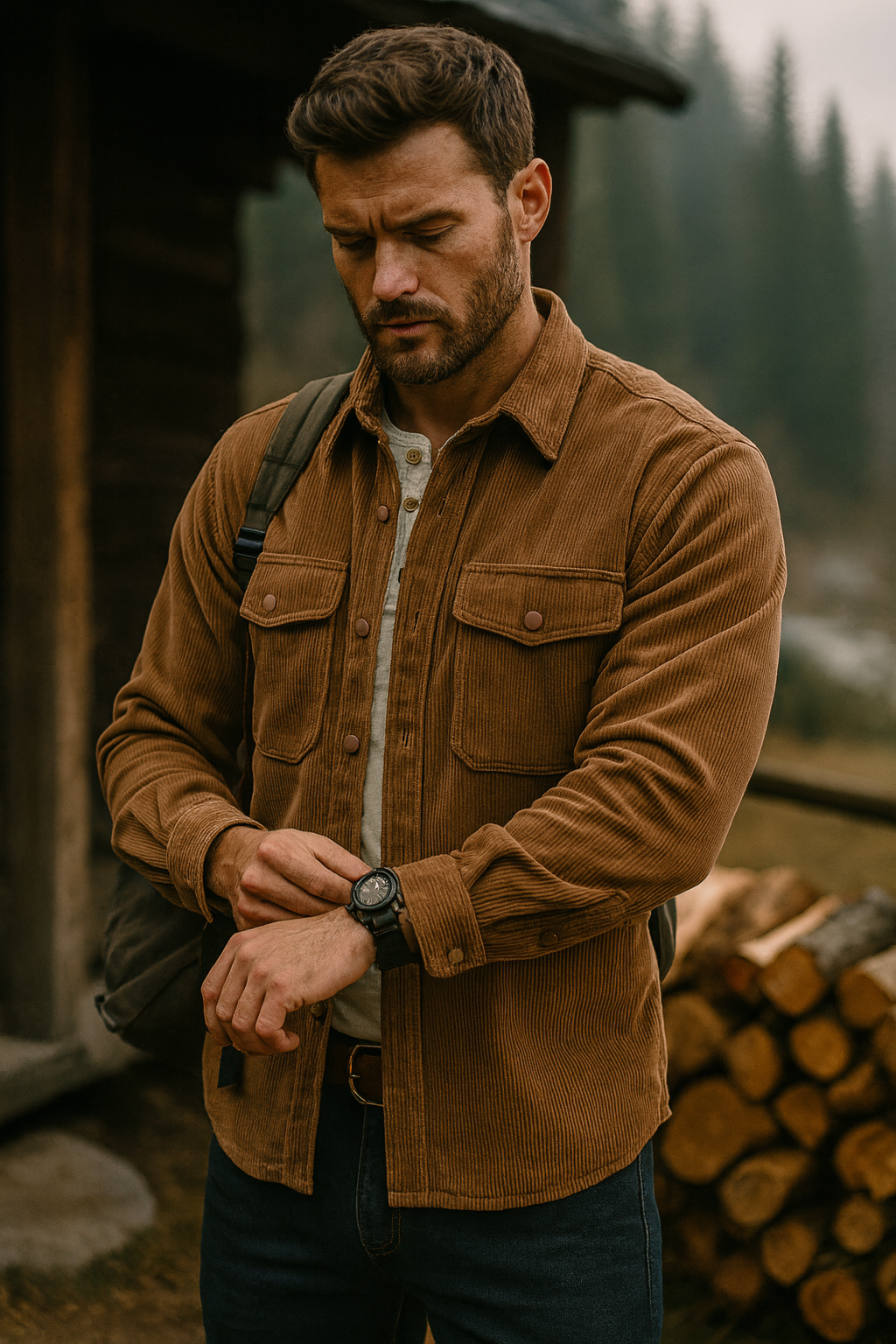 Corduroy Overshirt