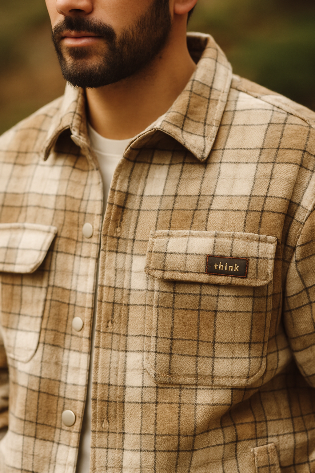 Checked Flannel Overshirt