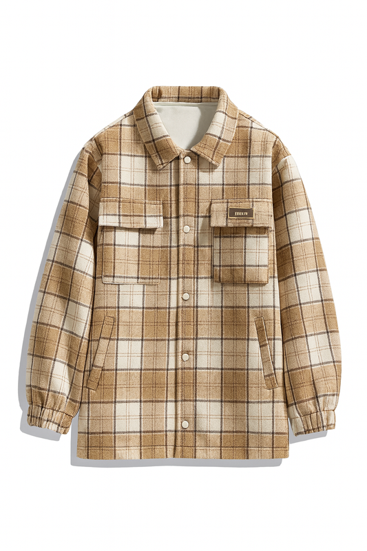 Checked Flannel Overshirt
