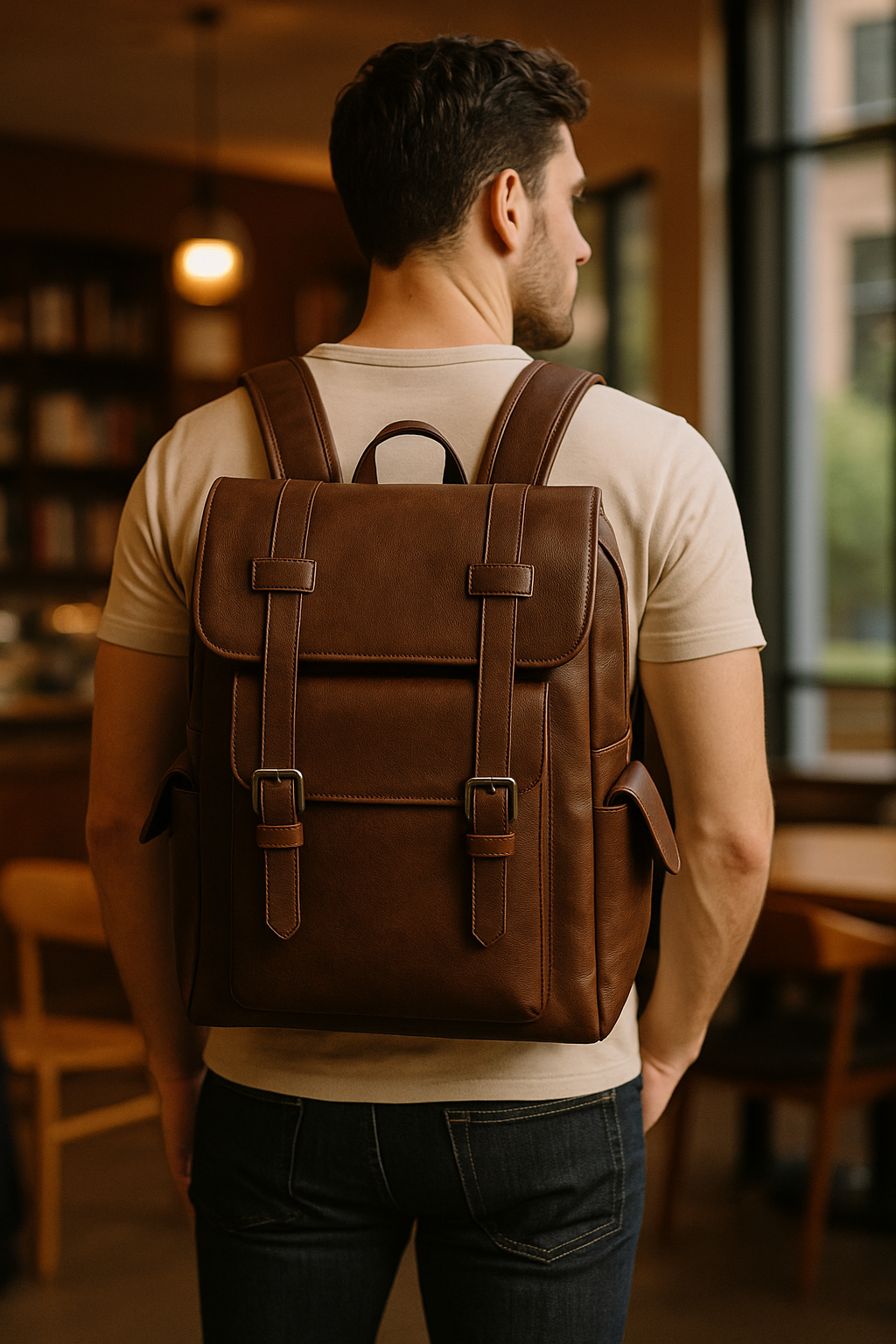 Leather Backpack
