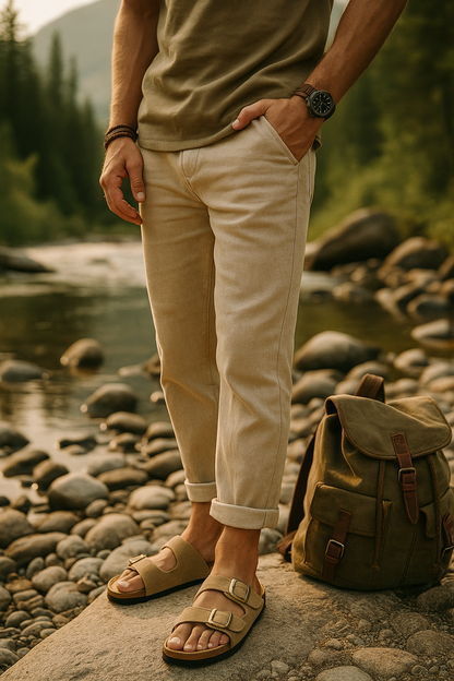 Sand Suede Sandals